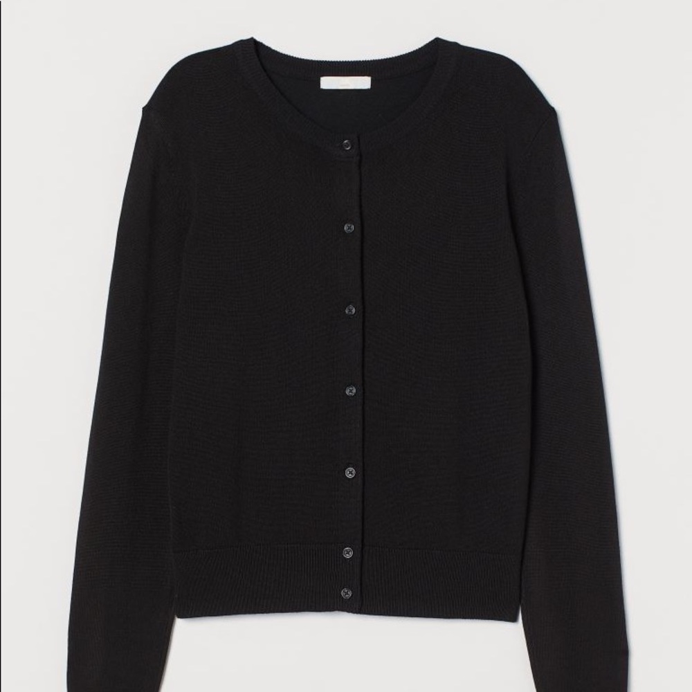 H&M Basic Black Cardigan